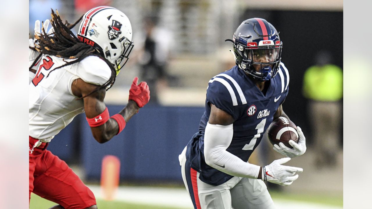 NFL Draft: Panthers follow up Bryce Young pick by giving him weapon with  Ole Miss WR Jonathan Mingo