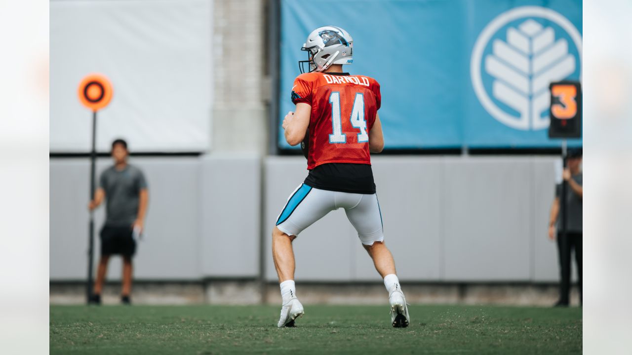 Day 1 of Carolina Panthers training camp is in the books and new QB Sam  Darnold is settling in nicely