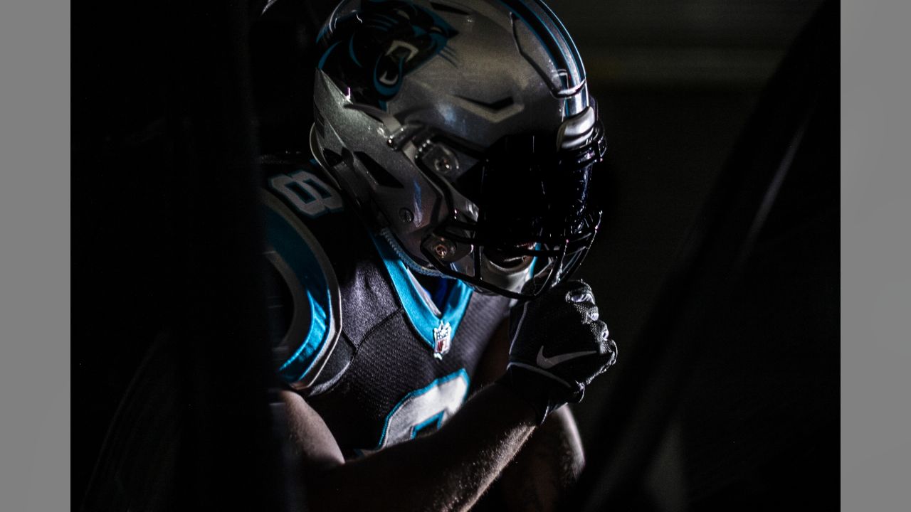 Panthers wearing black on black on black in Detroit