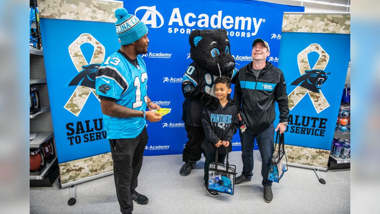 Carolina Panthers on X: Jarius Wright surprises Master Sgt. Mike Vetre and  his son with a shopping spree and tickets to Sunday's game #SaluteToService   / X