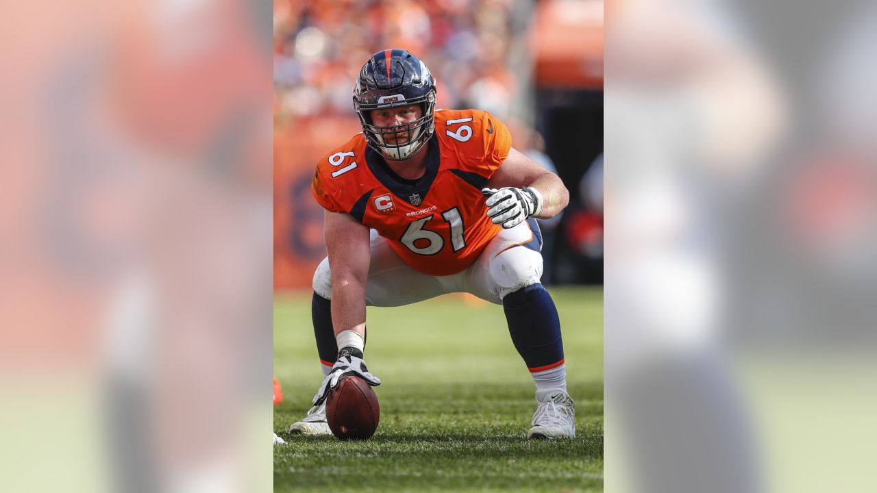 The Denver Broncos and the Seattle Seahawks line up on the line of  scrimmage during the first half of an NFL football game Sunday, Sept. 9,  2018, in Denver. (AP Photo/Jack Dempsey