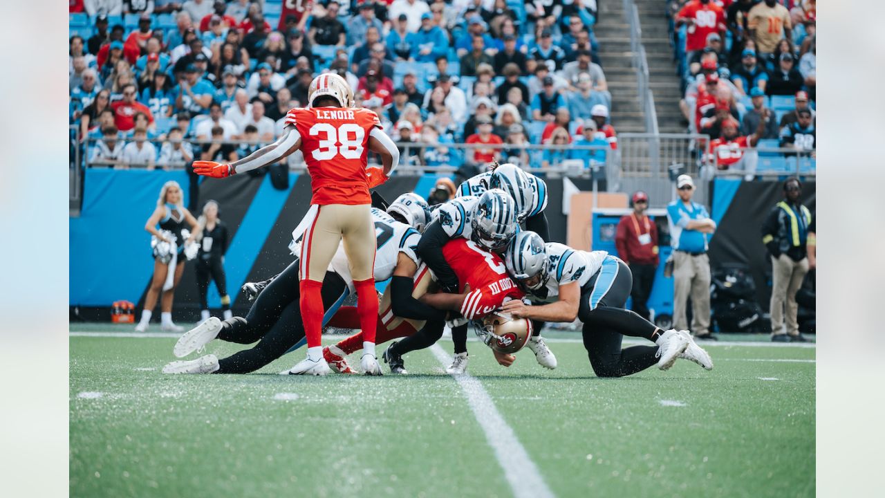 PHOTOS: Game action shots from Panthers-49ers