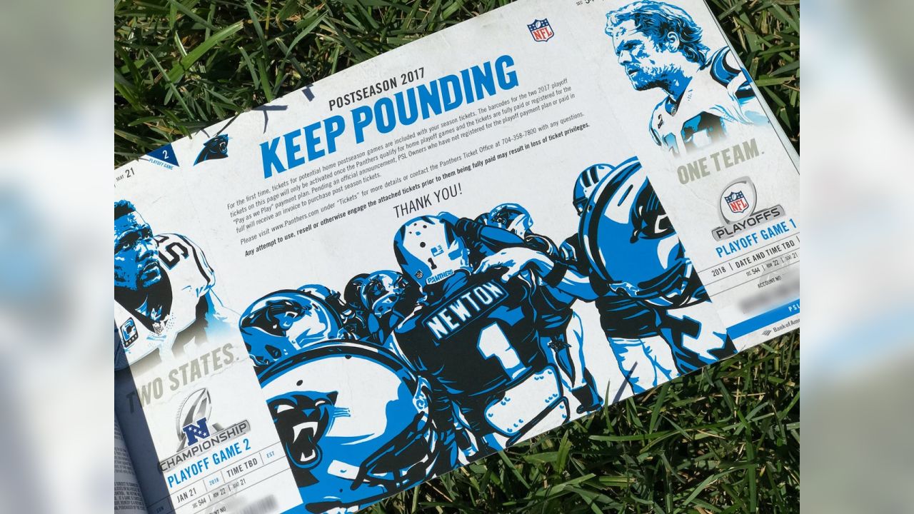 NFL Carolina Panthers Birthday Invitation