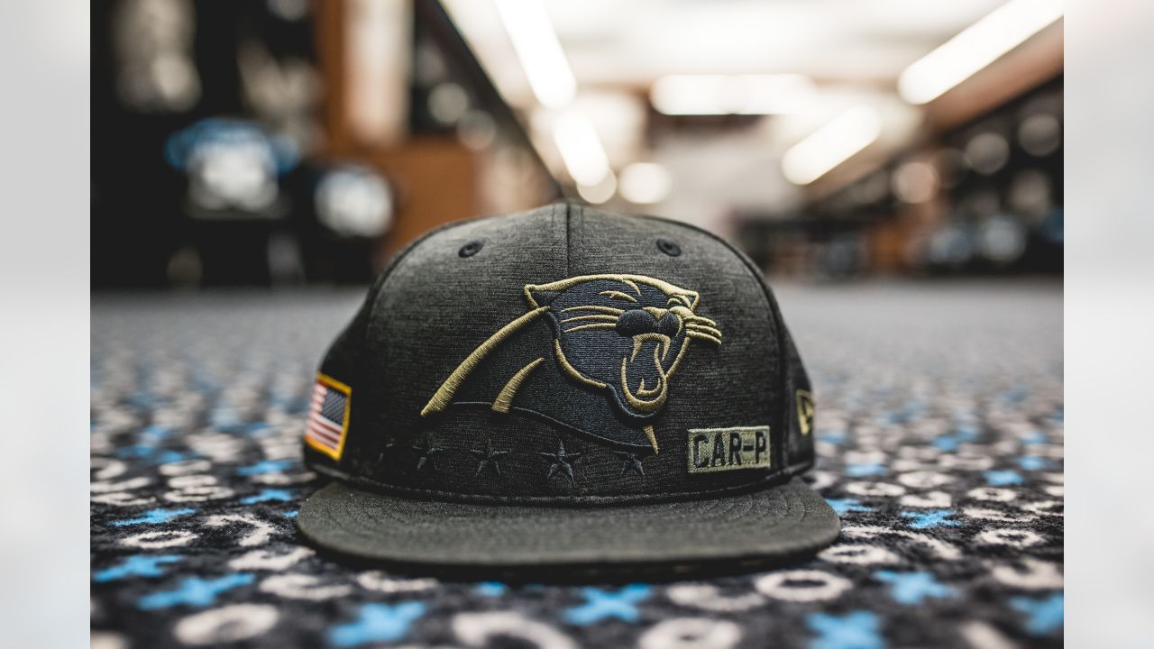 Panthers salute outlet to service hat