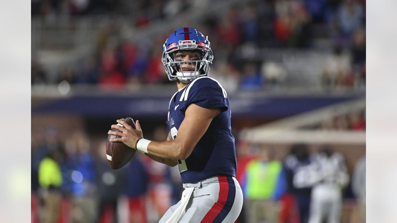 B/R Gridiron on X: Carolina Panthers are selecting Ole Miss QB Matt Corral  with the 94th pick 