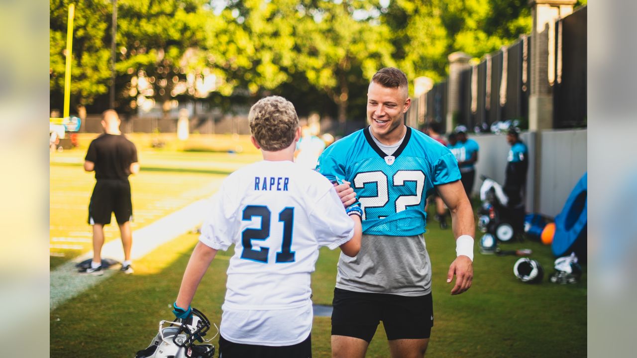 : Christian Mccaffrey Carolina Panthers #22 Youth 8-20