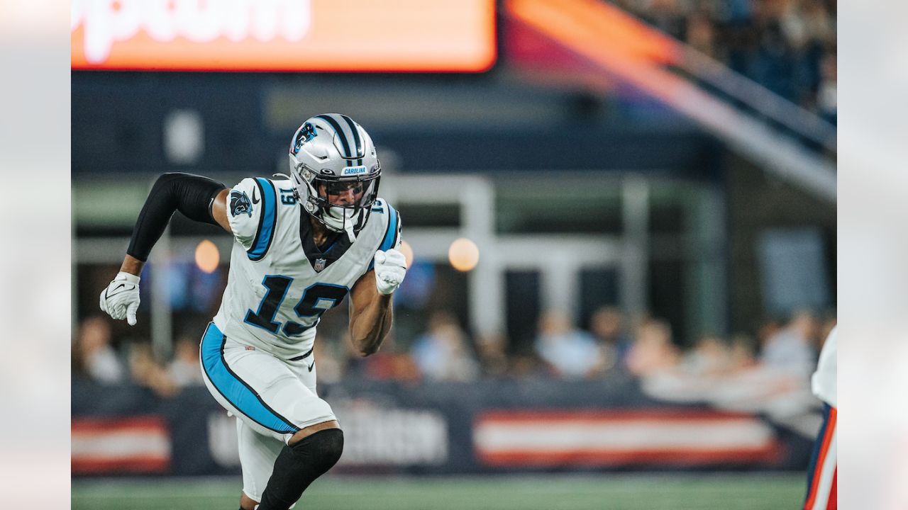 Carolina Panthers running back John Lovett (37) runs with the ball