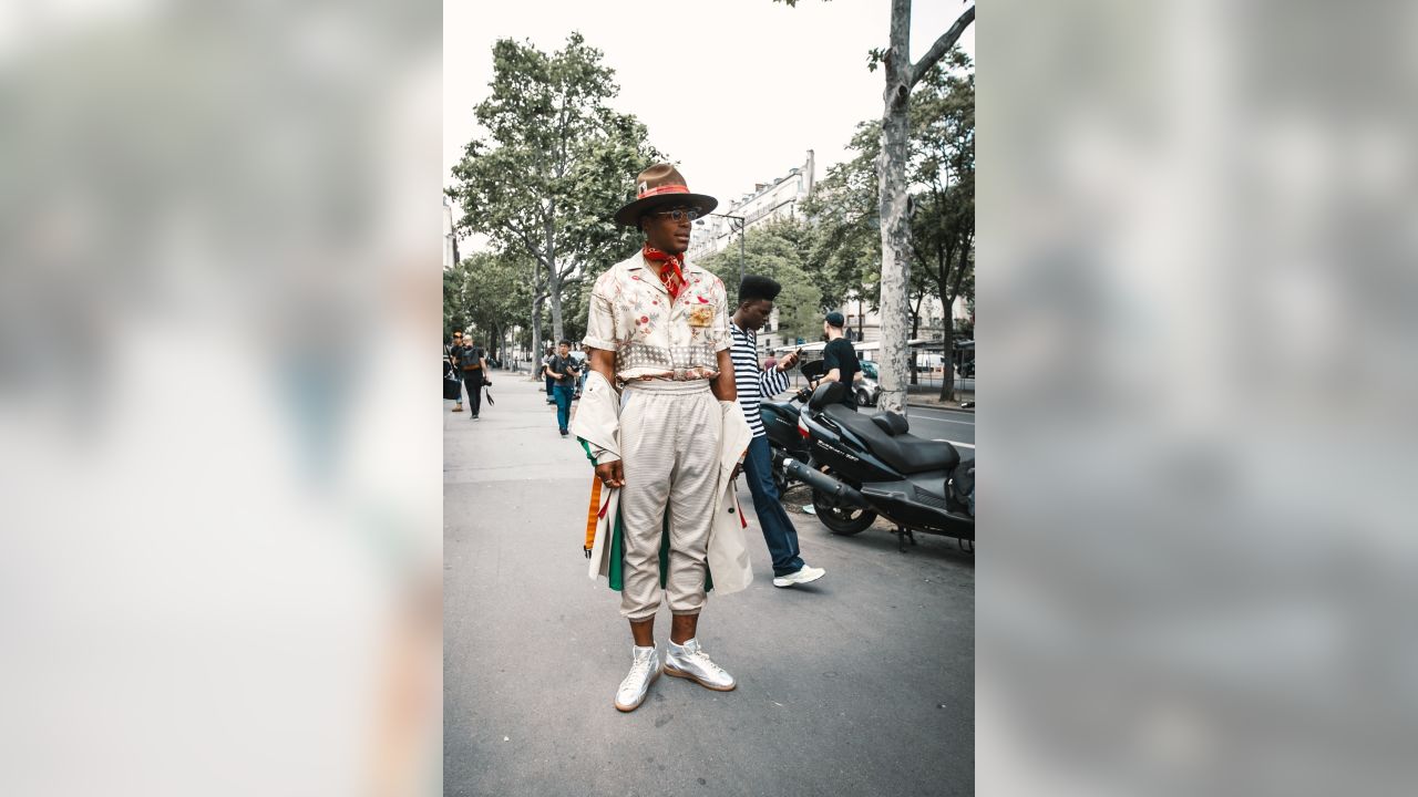 Cam Newton takes his style to Paris