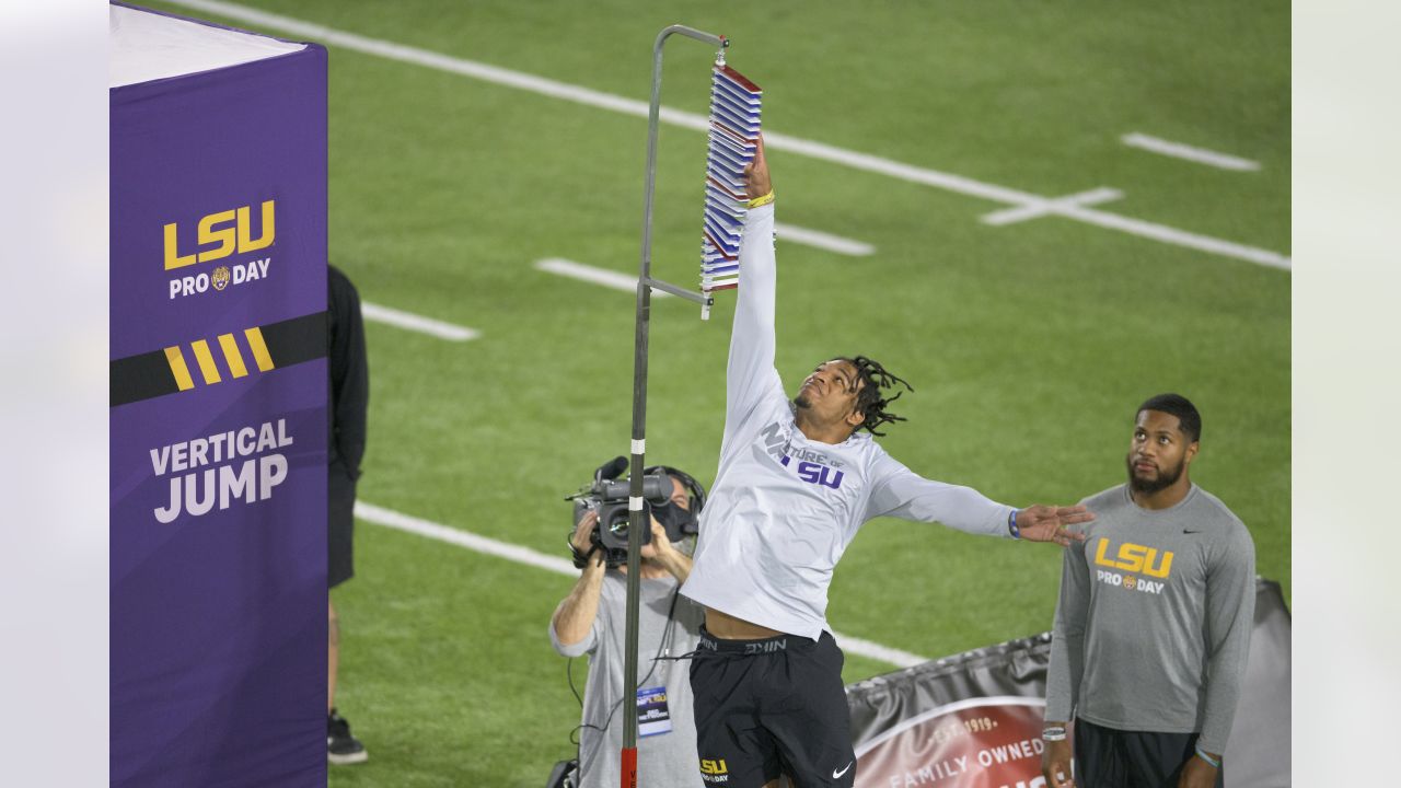 LSU WR Ja'Marr Chase Pro Day Highlights