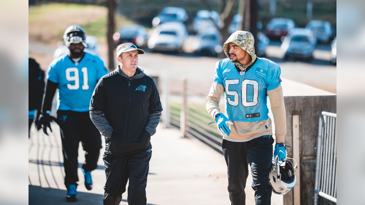 Womens Carolina Panthers Will Grier Camo 2019 Salute To Service