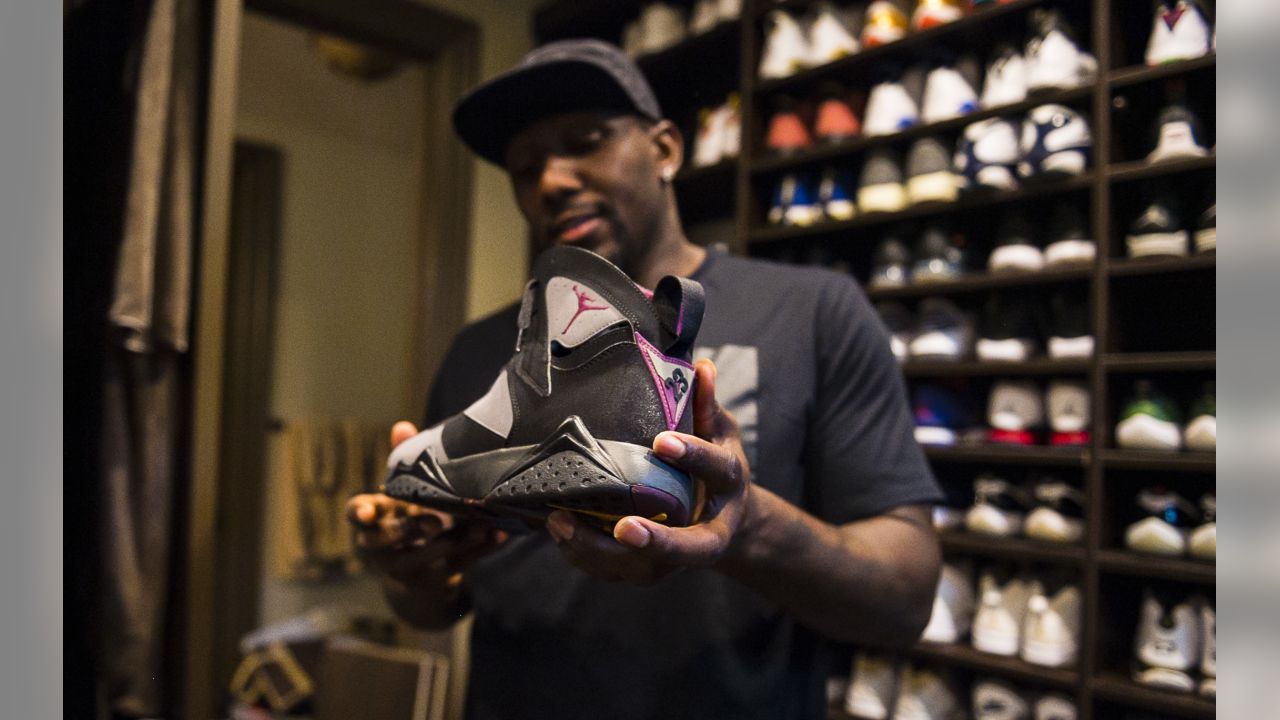 Inside look at Thomas Davis' sneaker collection