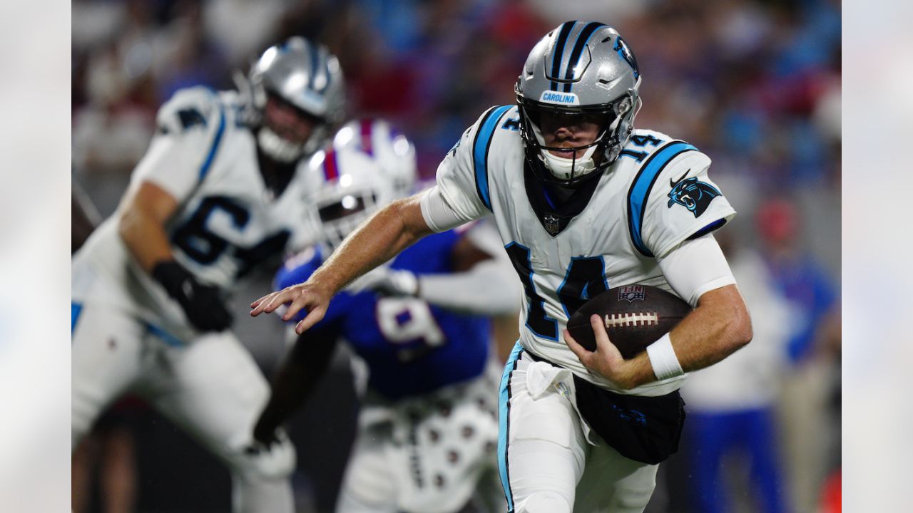 Carolina Panthers safety Jeremy Chinn (21) plays during an NFL football  game between the Carolina Panthers and the Denver Broncos on Sunday, Nov. 27,  2022, in Charlotte, N.C. (AP Photo/Jacob Kupferman Stock