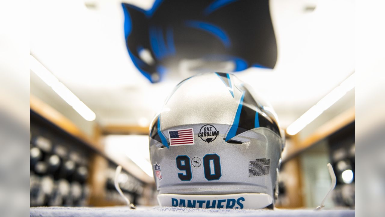 Carolina Panthers Alternate Future Helmet logo Vinyl Decal / Sticker 5  sizes!!
