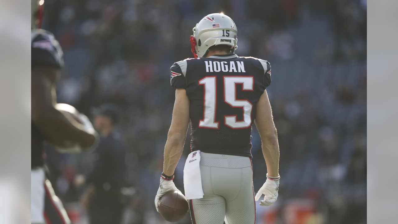 New England Patriots #15 Chris Hogan Color Rush Limited Home