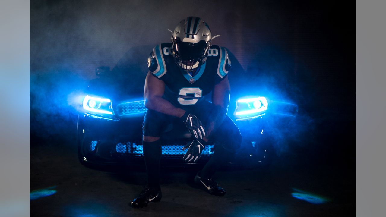 Panthers wearing black on black on black in Detroit