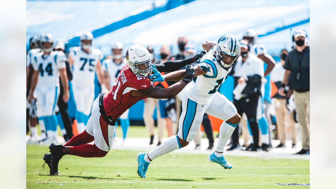 Can't-Miss Play: Carolina Panthers quarterback Sam Darnold's 52-yard launch  to wide receiver D.J. Moore couldn't be more perfect