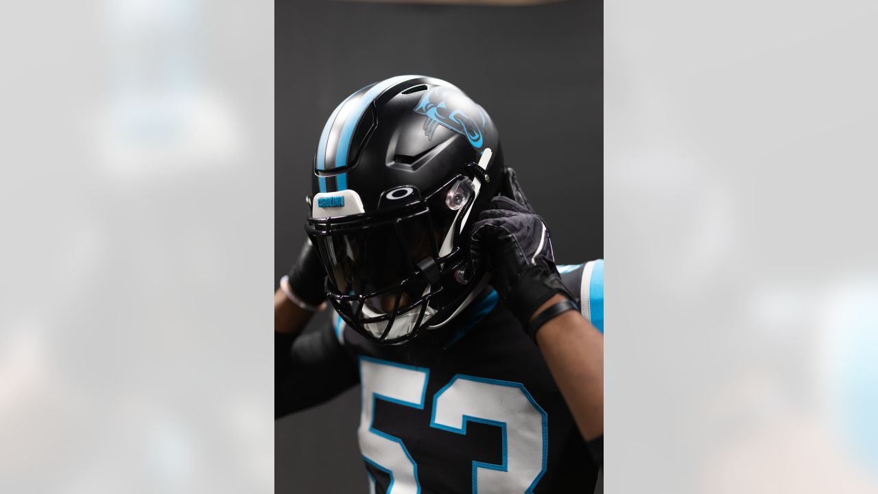 Carolina Panthers unveil black team helmet, debut set for Week 10