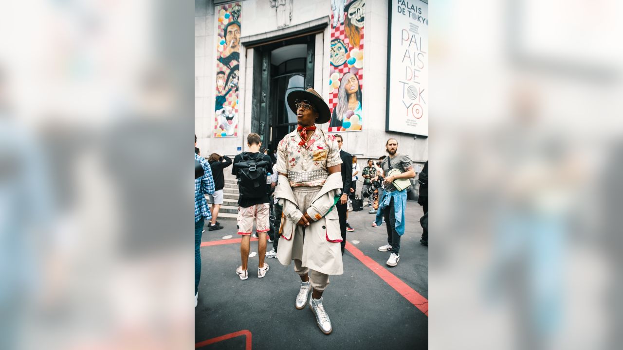 Cam Newton takes his style to Paris