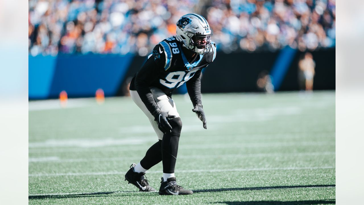 Panthers OLB Marquis Haynes Sr. sustained setback to back injury