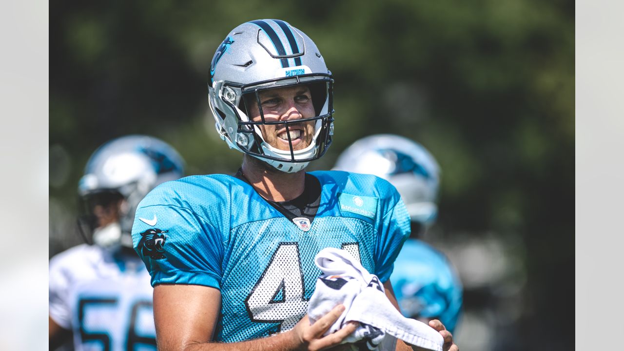 Carolina Panthers on X: John Kasay joined us to witness JJ Jansen tying  his record. Only right he gets a game ball of his own.   / X