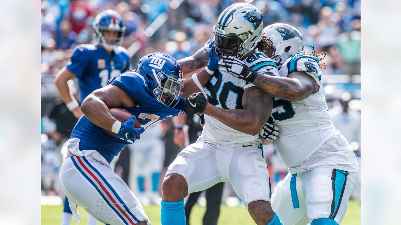 October 2, 2018 - East Rutherford, New Jersey, U.S. - New York Giants  defensive back Landon Collins (21) in the second half during a NFL game  between the New Orlean Saints and