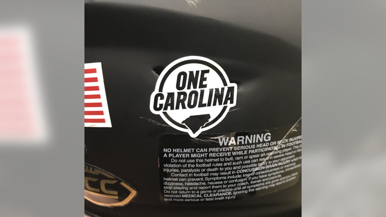 Carolina Panthers No. 51 helmet sticker means a lot to Julius