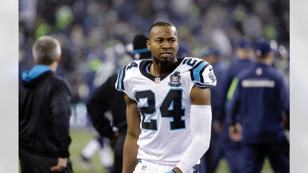 Carolina Panthers cornerback Josh Norman (6) during an NFL football game  against the New Orleans Saints, Sunday, Jan. 8, 2023, in New Orleans. (AP  Photo/Tyler Kaufman Stock Photo - Alamy