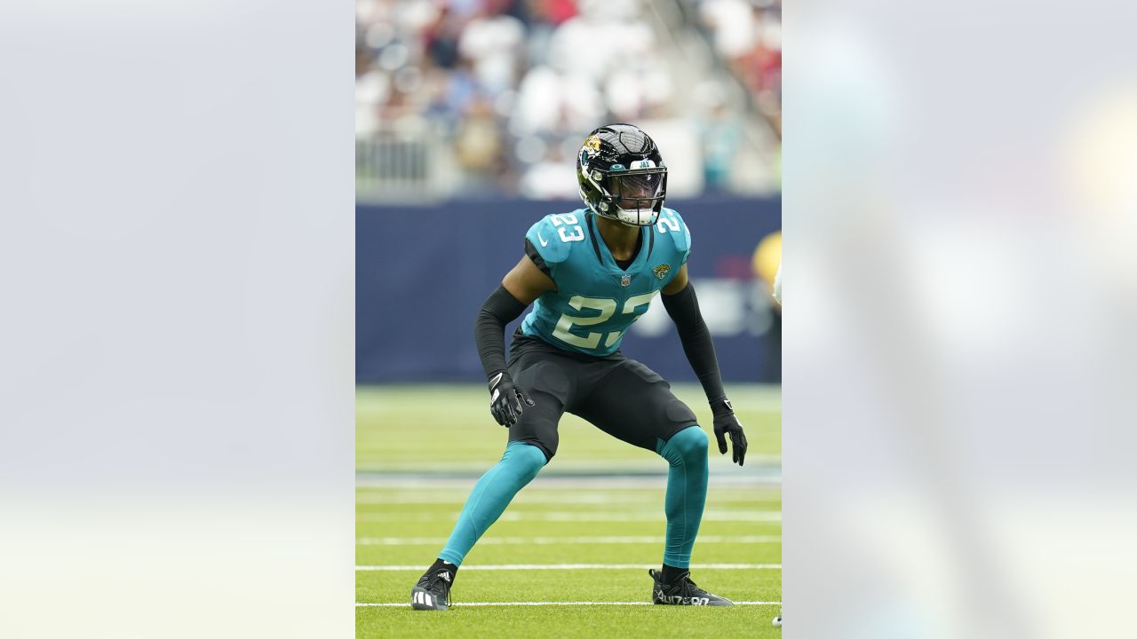 Carolina Panthers cornerback CJ Henderson (24) lines up on defense