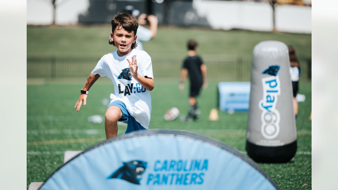 Carolina Panthers lead NFL Play 60 camp at Troutman Elementary