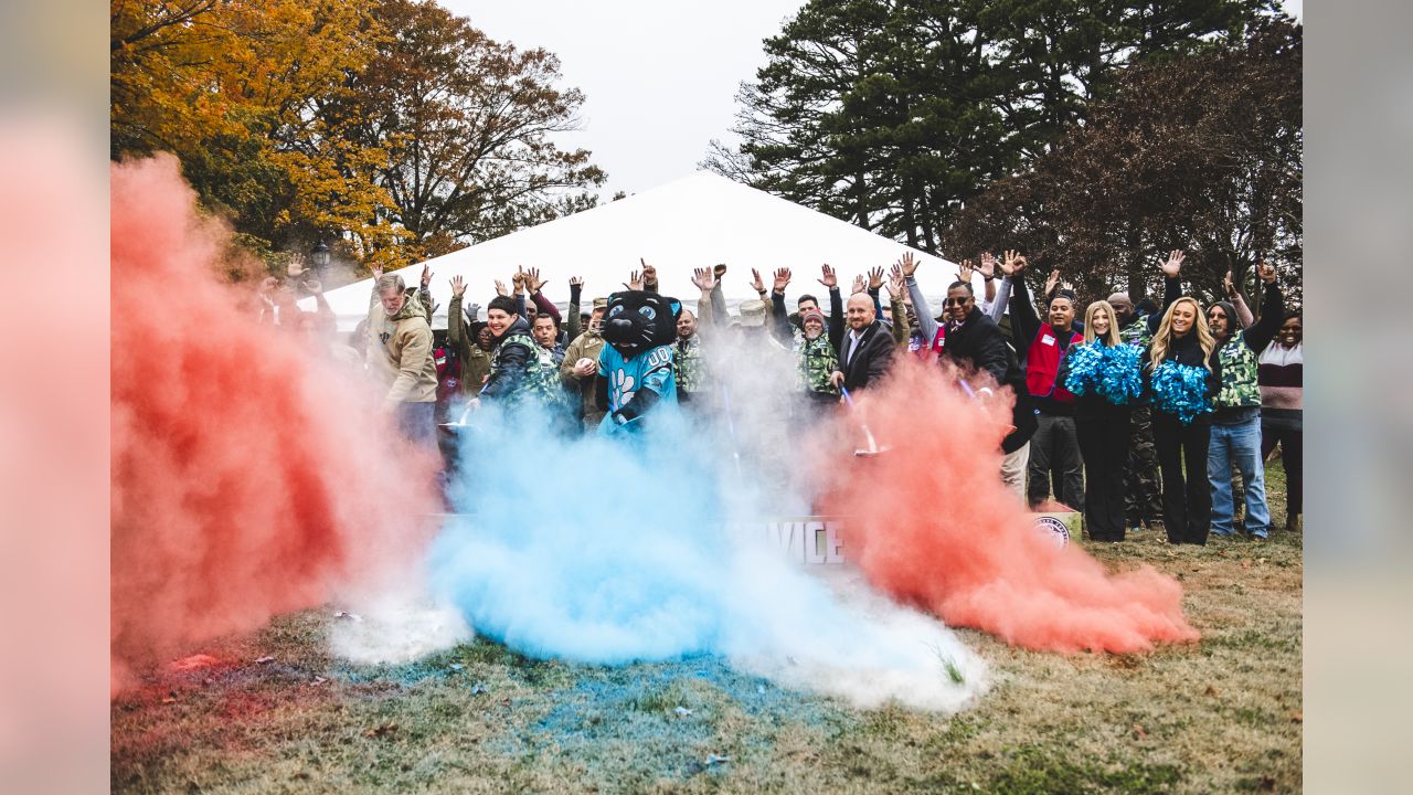 Salute to Service: Panthers and Lowe's host ground-breaking ceremony for  new outdoor military fitness space