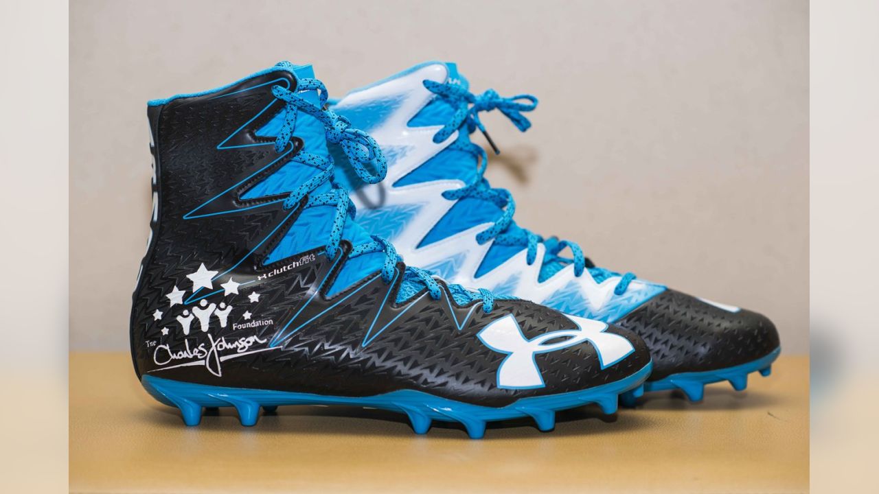 Authentic carolina on sale panther cleats✅