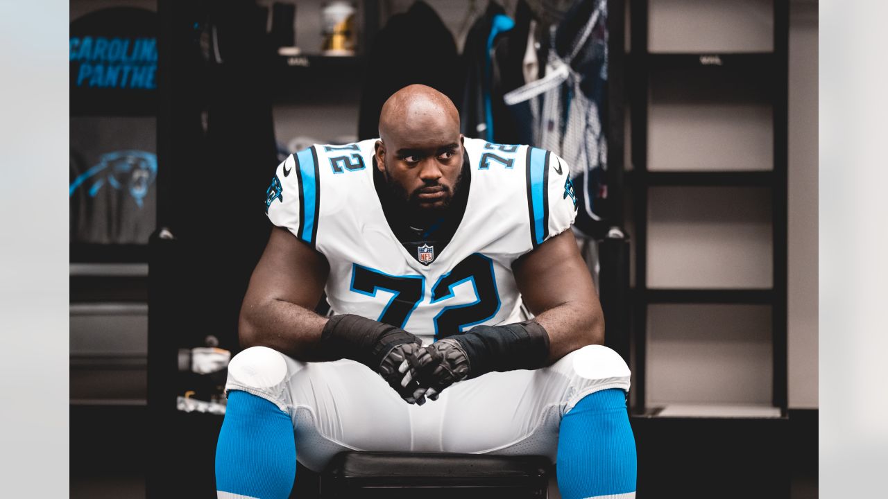 Panthers place franchise tag on Taylor Moton, hope to work out