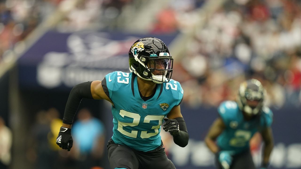 Carolina Panthers cornerback CJ Henderson (24) lines up on defense