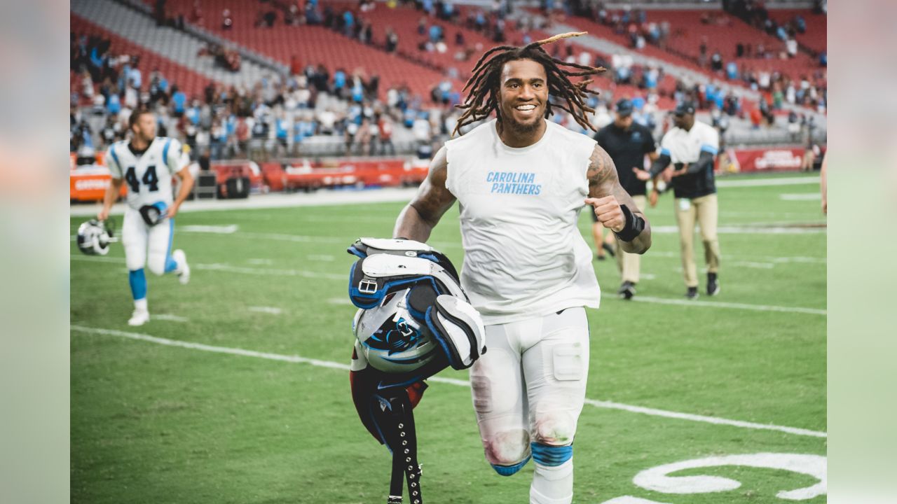 Carolina Panthers linebacker Shaq Thompson (7) in action during the second  half of an NFL football game against the Baltimore Ravens, Sunday, Nov. 20,  2022, in Baltimore. (AP Photo/Terrance Williams Stock Photo - Alamy