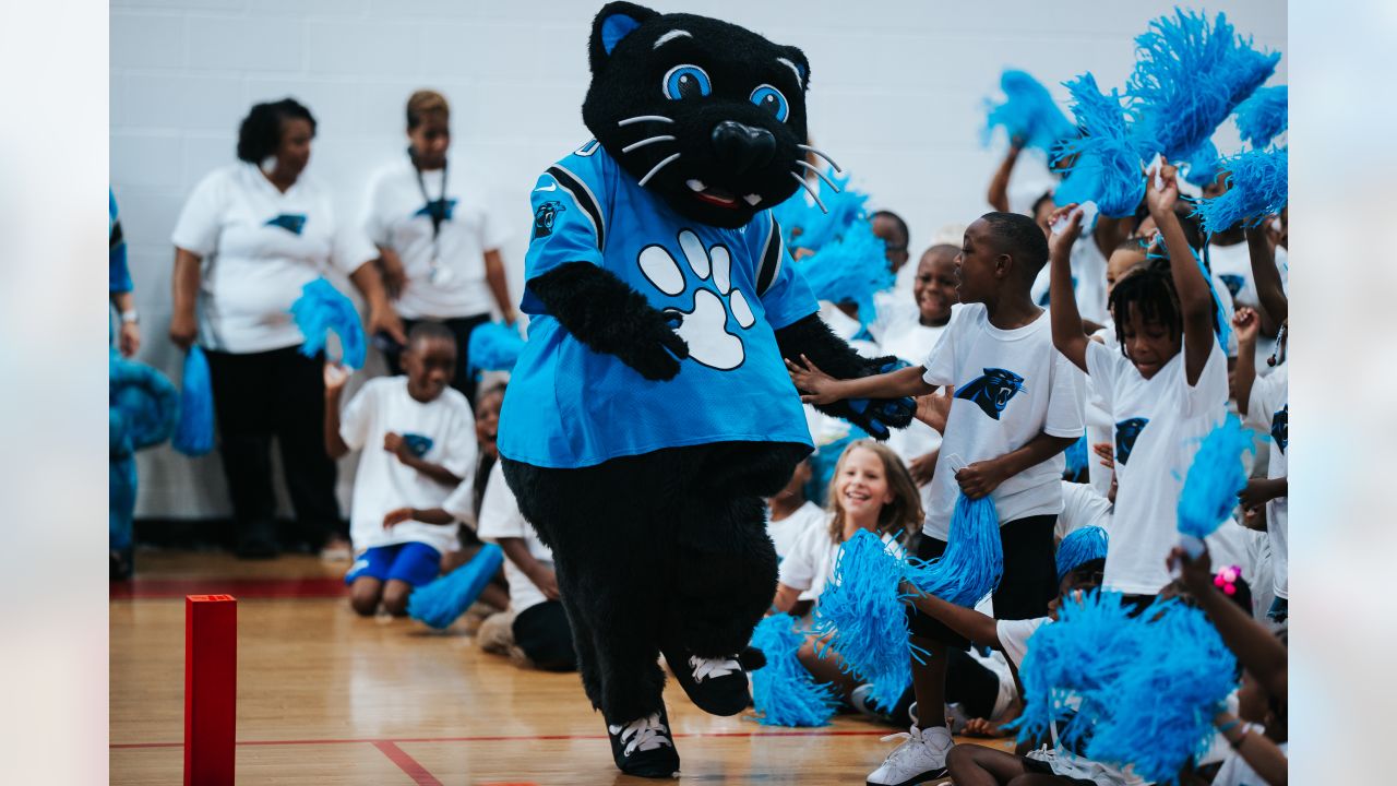 Carolina Panthers and Tepper Foundation host pep rally at Calhoun