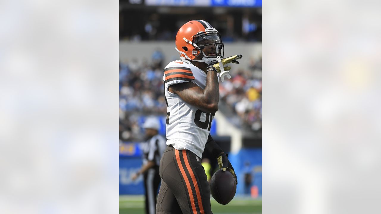 Browns wide receiver Rashard Higgins had a dream he would score a