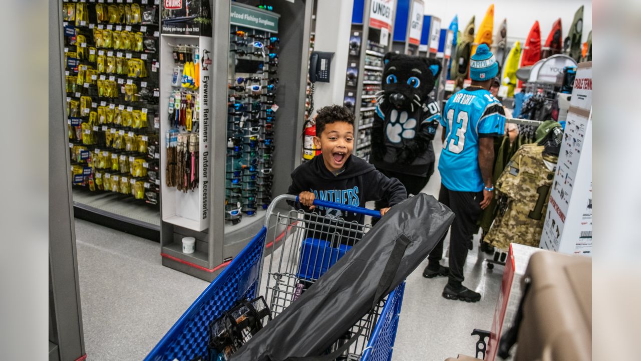 Carolina Panthers on X: Jarius Wright surprises Master Sgt. Mike Vetre and  his son with a shopping spree and tickets to Sunday's game #SaluteToService   / X