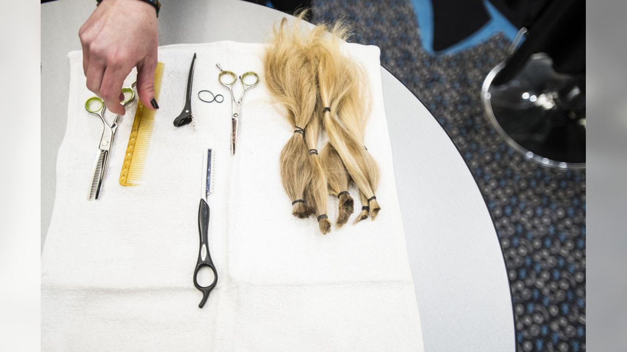 Carolina Panthers - Brian Folkerts & Brenton Bersin are cutting their  signature long hair and donating it to #WigsForKids tomorrow! Prior to the  haircut, both players will host a reddit AMA on