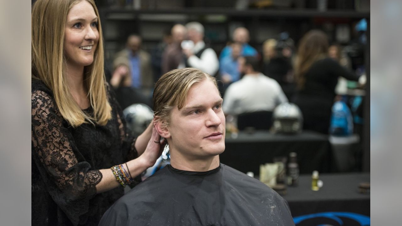 Carolina Panthers - Brian Folkerts & Brenton Bersin are cutting their  signature long hair and donating it to #WigsForKids tomorrow! Prior to the  haircut, both players will host a reddit AMA on