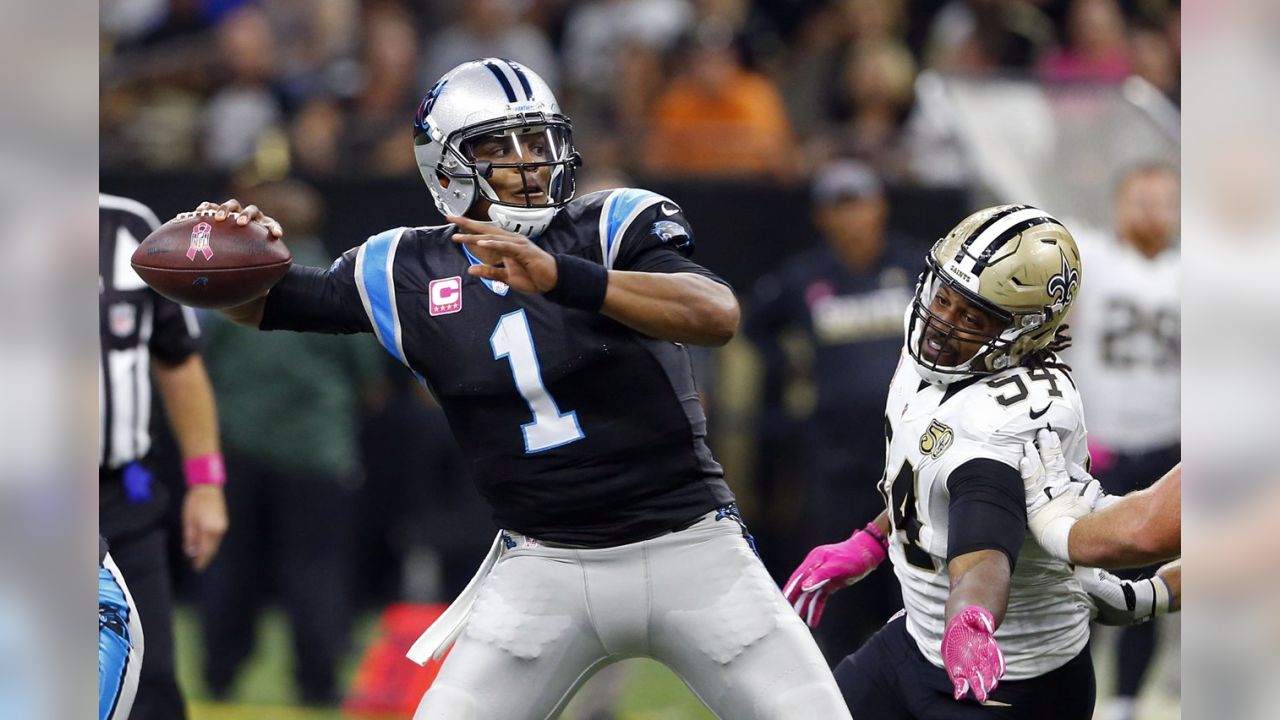 Carolina Panthers quarterback Cam Newton impressed the New Orleans Saints, Saints