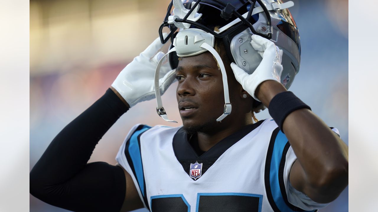 FOXBOROUGH, MA - AUGUST 19: Carolina Panthers wide receiver Ra'Shaun Henry  (13) during an NFL preseason game between the New England Patriots and the  Carolina Panthers on August 19, 2022, at Gillette