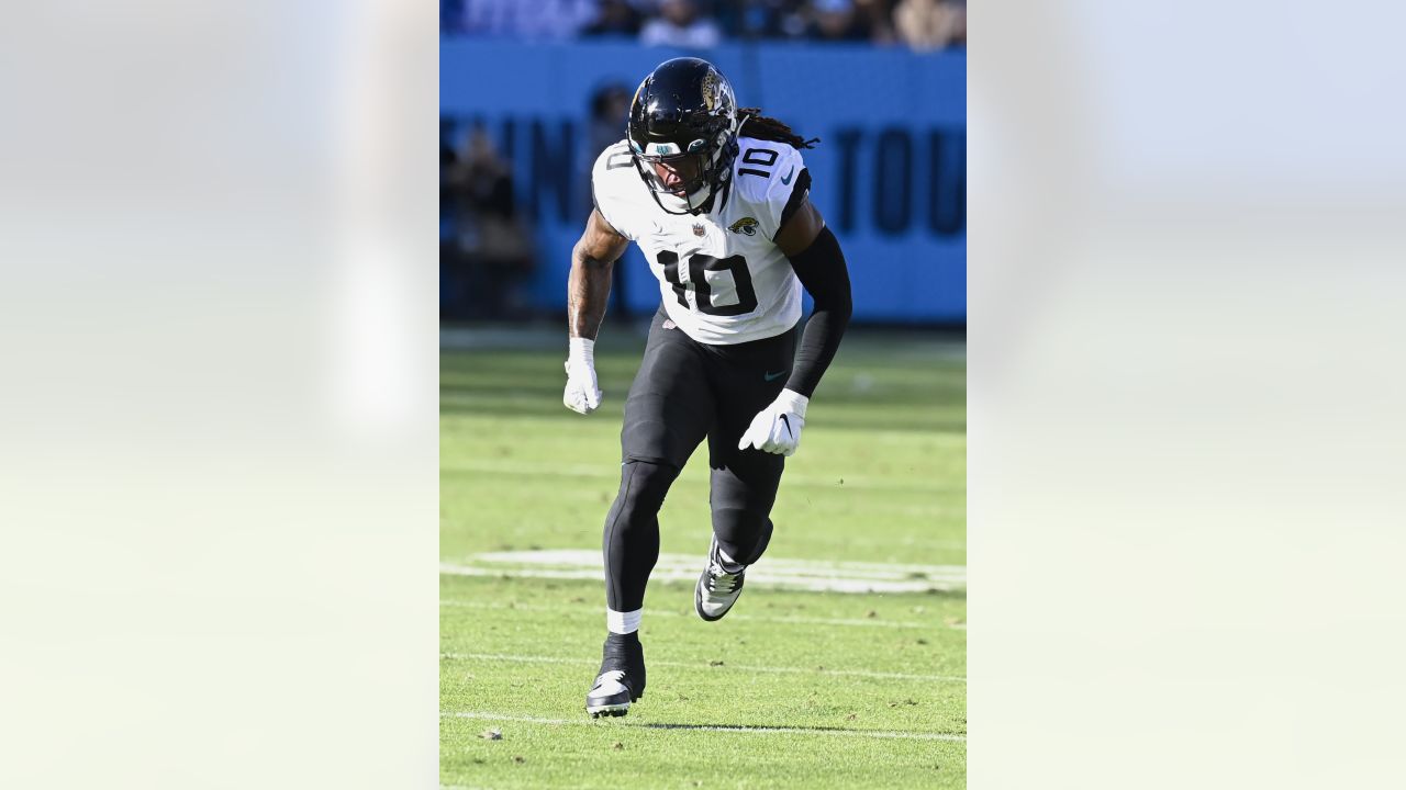 Carolina Panthers wide receiver Laviska Shenault Jr. takes quarterback P.J.  Walker's backwards pass to paydirt for 41-yard TD