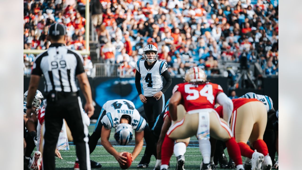 PHOTOS: Game action shots from Panthers-49ers