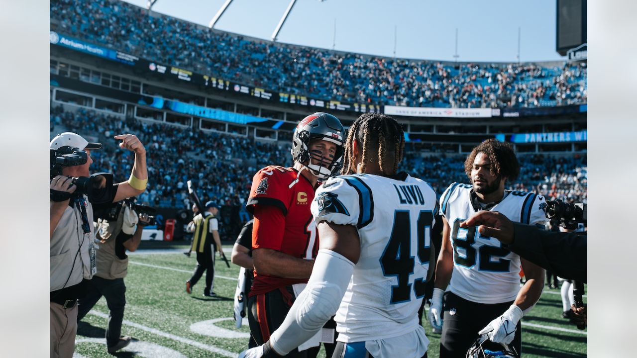 Burns, Panthers look to take down 'arch nemesis' Brady, Bucs - The San  Diego Union-Tribune