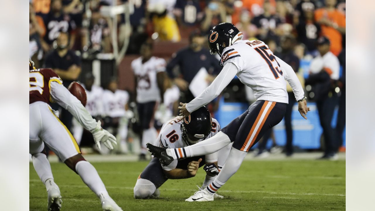 Carolina Panthers place kicker Eddy Pineiro warms up an NFL football game  against the Cleveland Browns on Sunday, Sept. 11, 2022, in Charlotte, N.C.  (AP Photo/Rusty Jones Stock Photo - Alamy