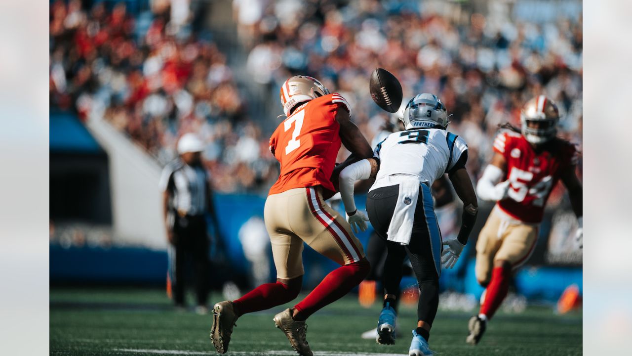 PHOTOS: Game action shots from Panthers-49ers