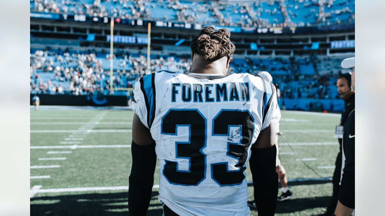 D'Onta Foreman boosts Panthers run game in win over Bucs