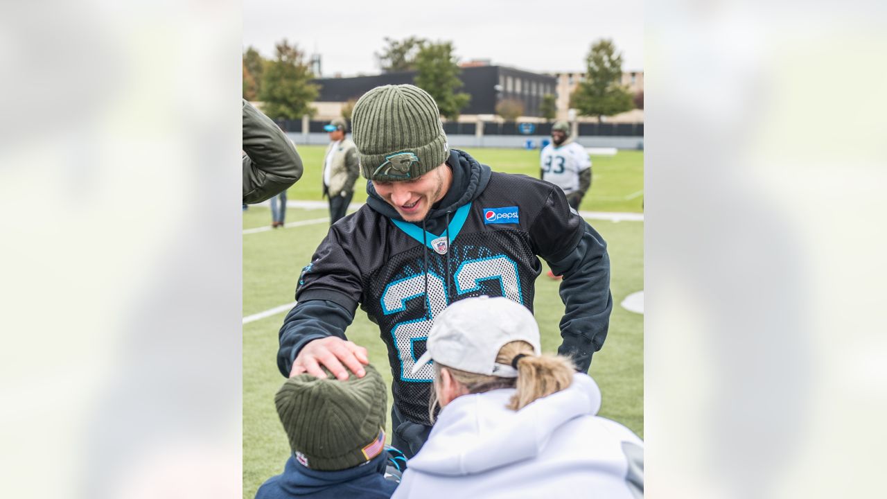 Christian McCaffrey named Panthers' Salute to Service nominee