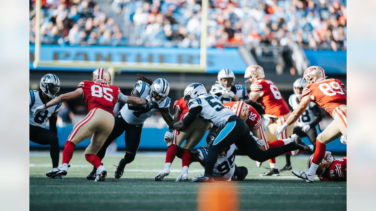 PHOTOS: Game action shots from Panthers-49ers