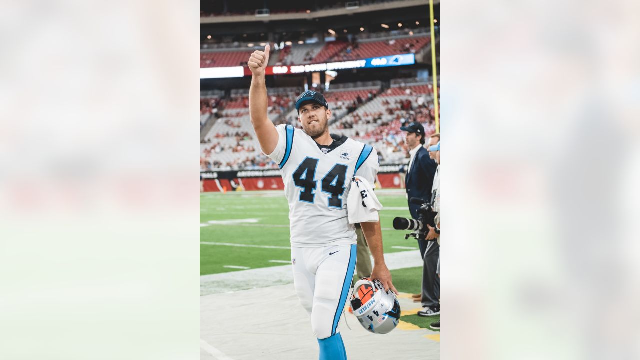 Carolina Panthers on X: John Kasay joined us to witness JJ Jansen tying  his record. Only right he gets a game ball of his own.   / X